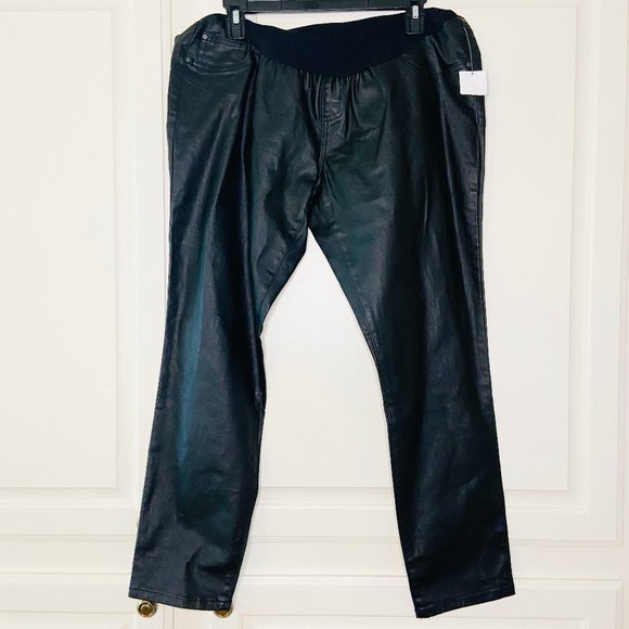 Motherhood Indigo Blue Secret Fit Belly Coated Skinny Leg Ankle Jeans Bl… - Picture 4 of 10